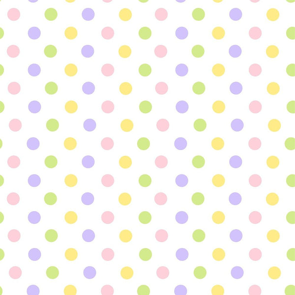 Easter Dots Fabric - Multi - ineedfabric.com