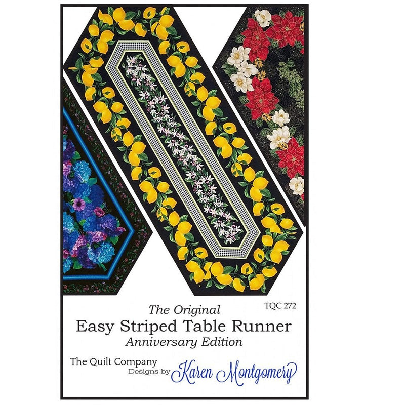 Easy Striped Table Runner Pattern - ineedfabric.com
