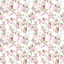 Elegant Bird And Flowers Fabric - ineedfabric.com