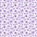 Elegant Florals Fabric - Purple - ineedfabric.com