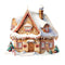 Elegant Gingerbread House Scene 3 Fabric Panel - ineedfabric.com