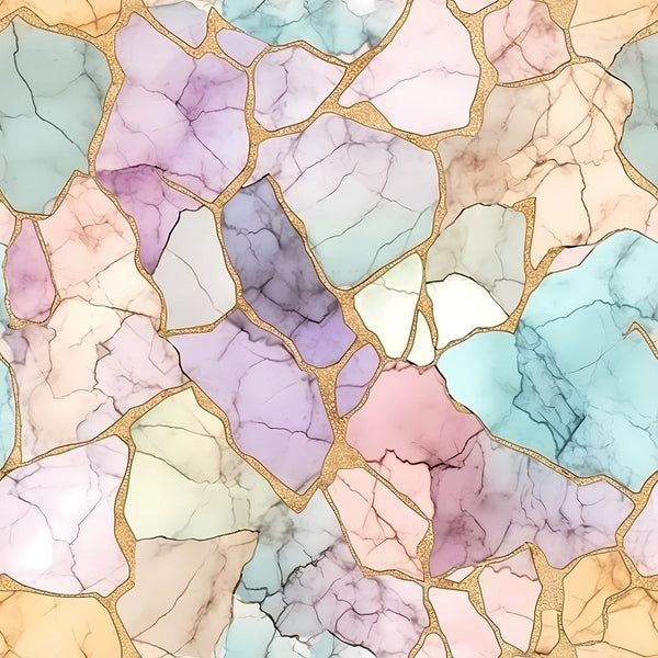 Elegant Marble - Pastel Fabric - ineedfabric.com