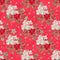 Elegant Nutcracker Merry Christmas Font Fabric - Red - ineedfabric.com