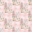 Elegant Nutcracker Plaid Fabric - Pink - ineedfabric.com