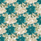 Elegant Nutcracker Poinsettias on Stripes Fabric - Tan - ineedfabric.com