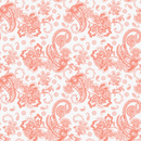 Elegant Paisleys Fabric - Cinnabar - ineedfabric.com