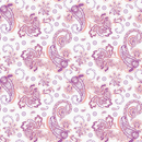 Elegant Paisleys Fabric - Cinnabar-Purple - ineedfabric.com