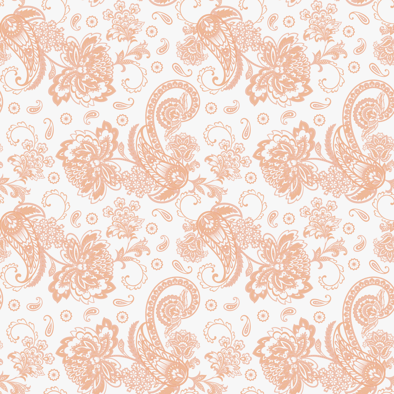 Elegant Paisleys Fabric - Copper River - ineedfabric.com