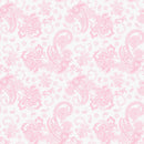Elegant Paisleys Fabric - Cupid Pink - ineedfabric.com