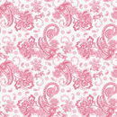 Elegant Paisleys Fabric - Pink Carmine - ineedfabric.com