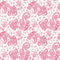 Elegant Paisleys Fabric - Pink Carmine - ineedfabric.com
