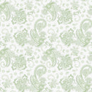 Elegant Paisleys Fabric - Pistachio Green - ineedfabric.com