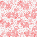 Elegant Paisleys Fabric - Red - ineedfabric.com