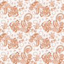 Elegant Paisleys Fabric - Sienna - ineedfabric.com