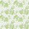 Elegant Paisleys Fabric - Spring Green - ineedfabric.com