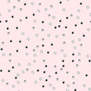 Elegant Roses Dots Fabric - Pink - ineedfabric.com