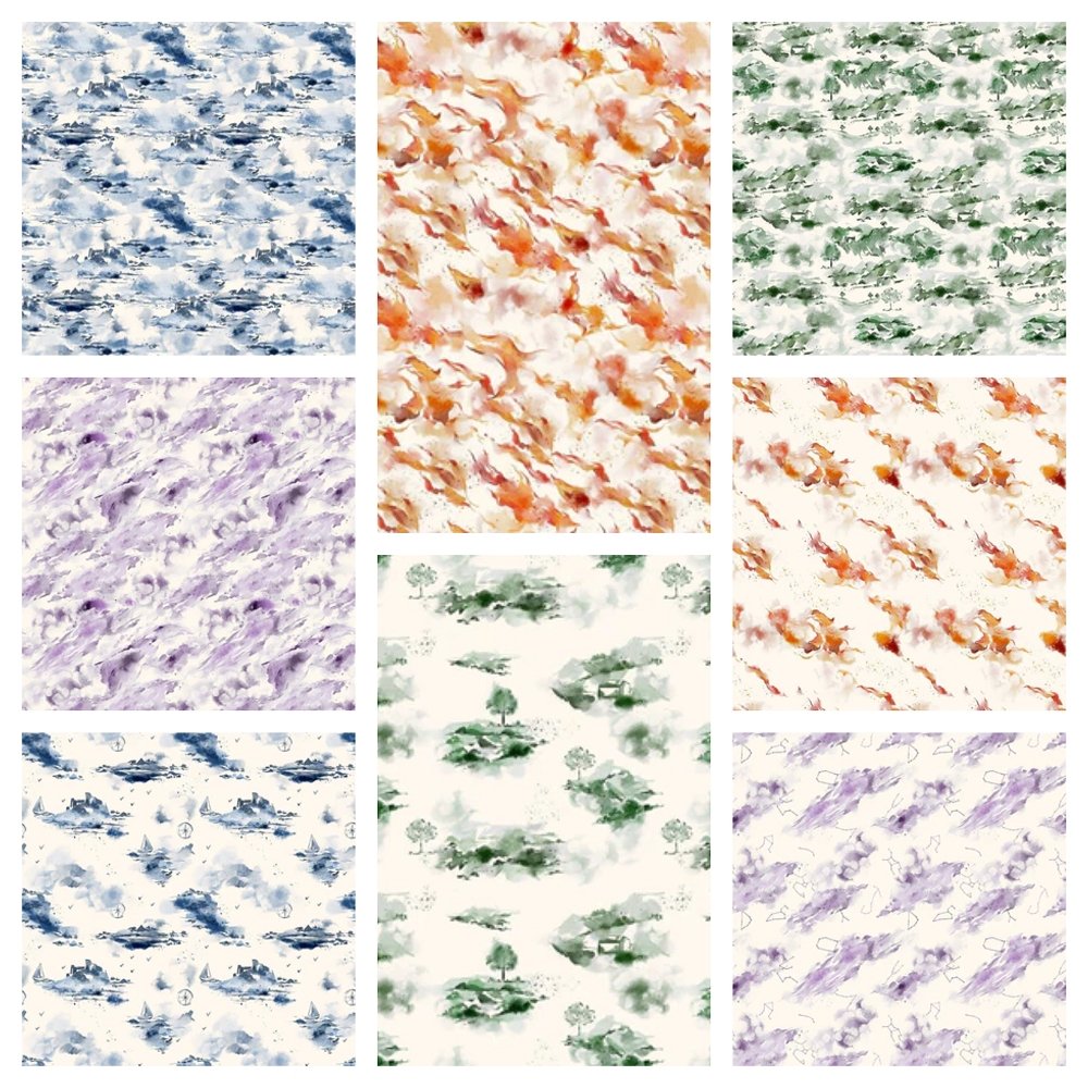 Harmony Fat Quarter Bundle - Shop Nature Themed Fabric