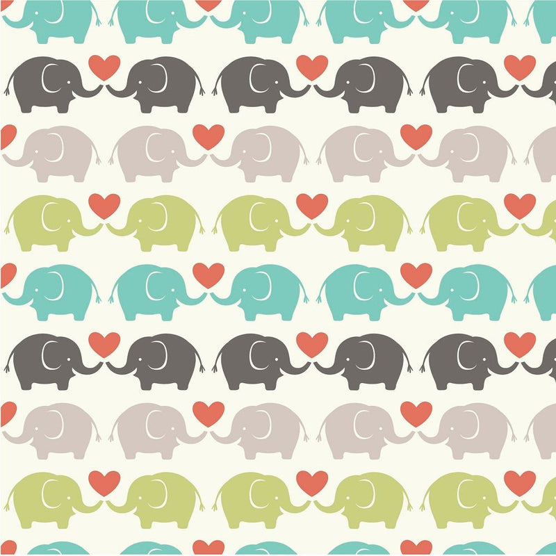 Elephant March Fabric - ineedfabric.com