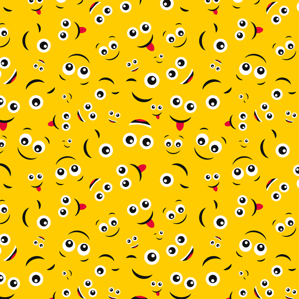 Emoji Faces Fabric - ineedfabric.com