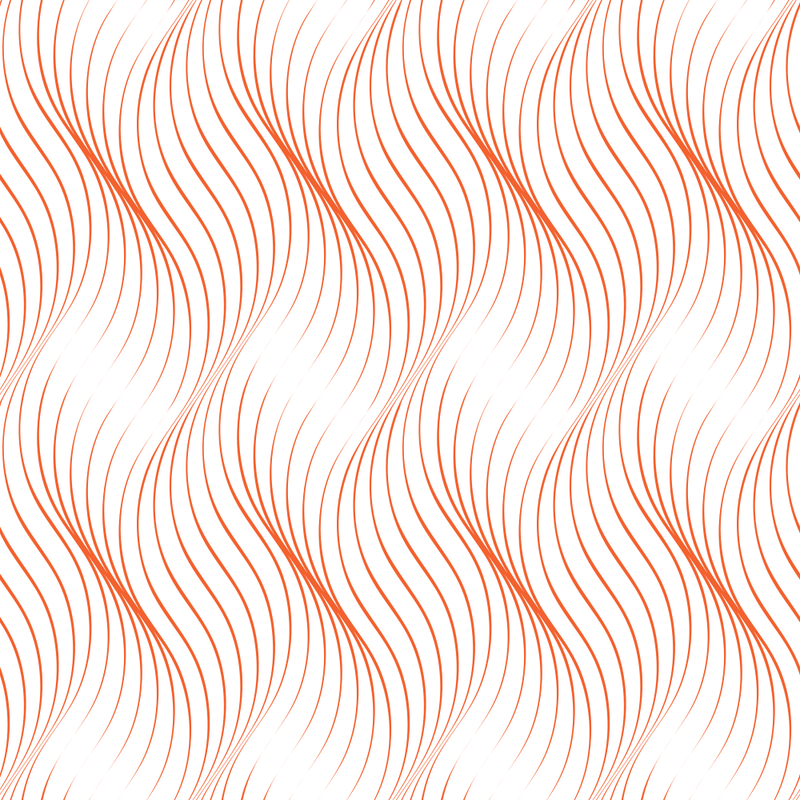 Endless Waves Fabric - Pumpkin - ineedfabric.com