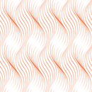 Endless Waves Fabric - Soft Orange - ineedfabric.com