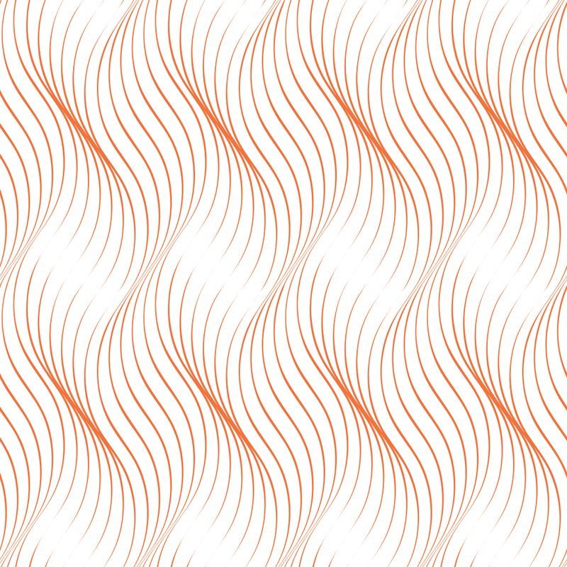 Endless Waves Fabric - Soft Orange - ineedfabric.com