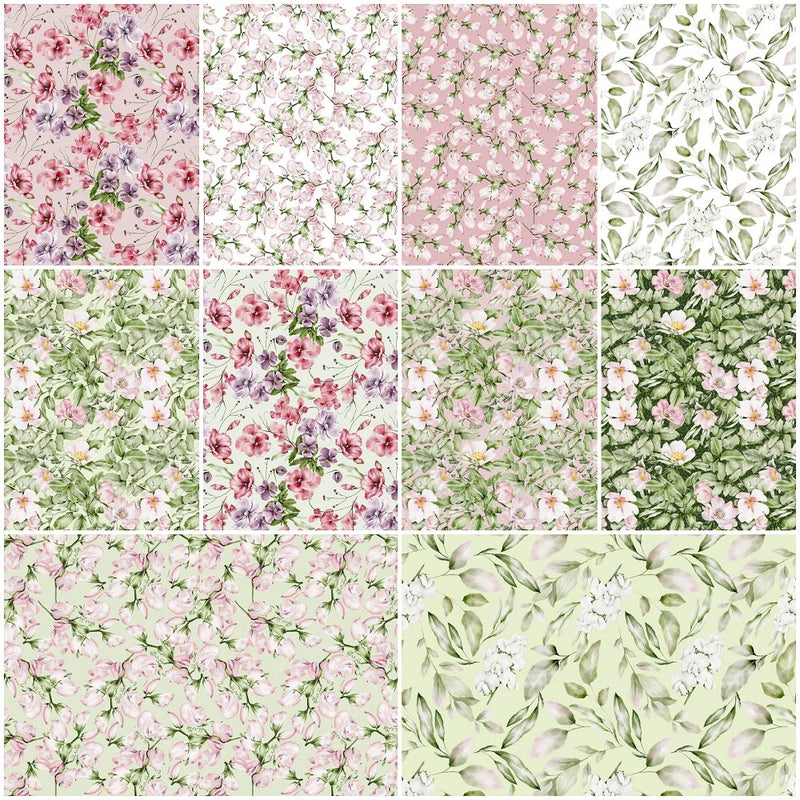 English Garden Fat Quarter Bundle - 10 Pieces - ineedfabric.com