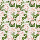 English Garden Peonies Fabric - Light Green - ineedfabric.com