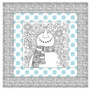 Enjoying the Snowflakes Wall Hanging 42" x 42" - ineedfabric.com