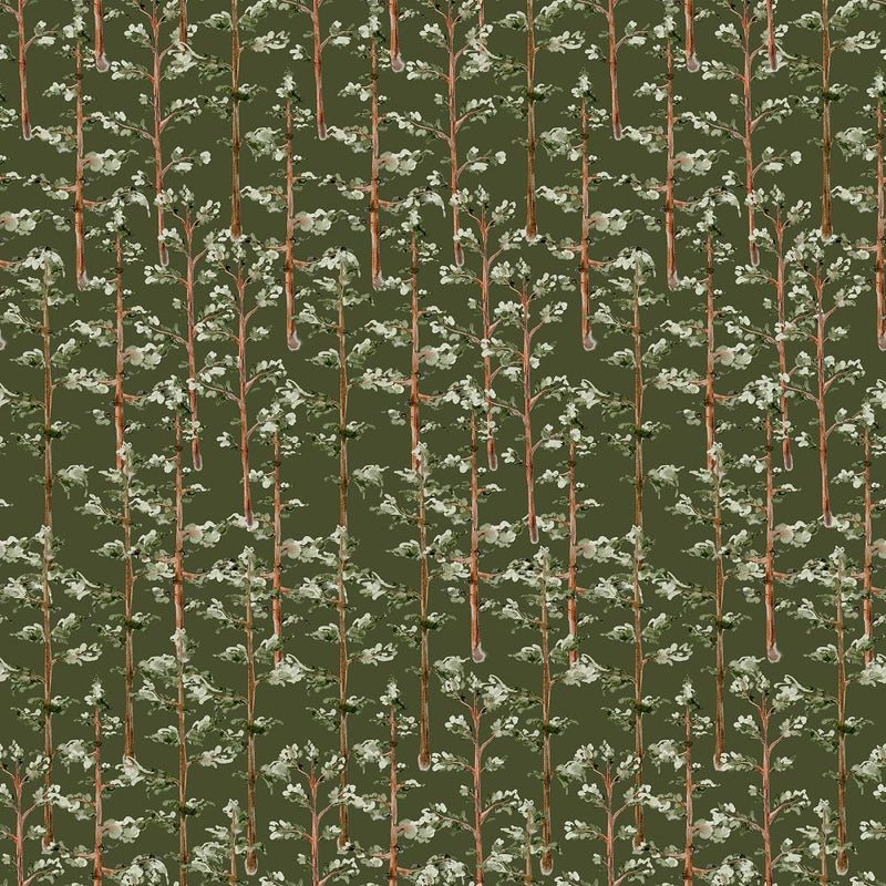 Evergreen Forest Fabric - Green - ineedfabric.com