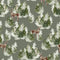 Evergreen Forest Scene 5 Fabric - Green - ineedfabric.com