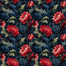 Exquisite Deep Colorful Floral Fabric - ineedfabric.com