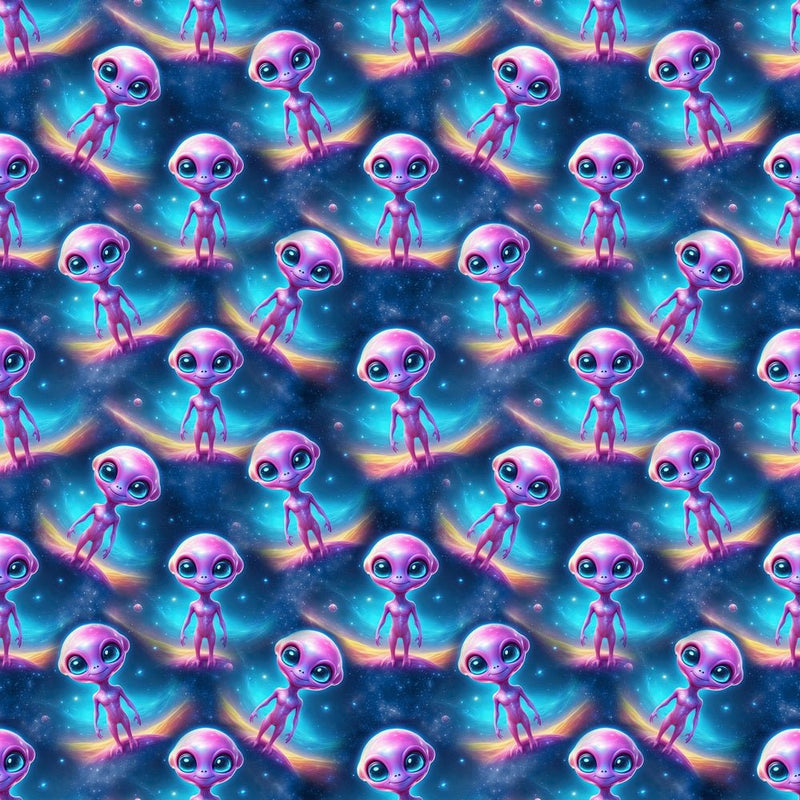 Extraterrestrial Alien Fabric - ineedfabric.com