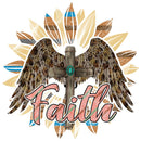 Faith & Angel Wings Fabric Panel - ineedfabric.com