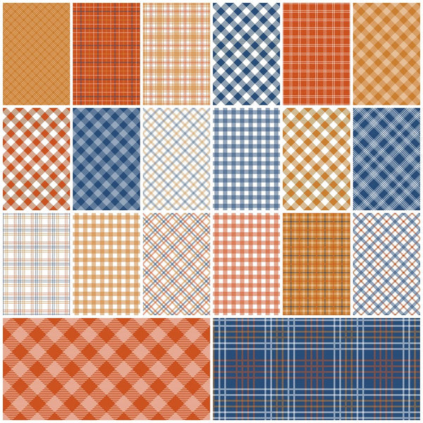 Fall Plaid Fat Quarter Bundle - 20 Pieces - ineedfabric.com