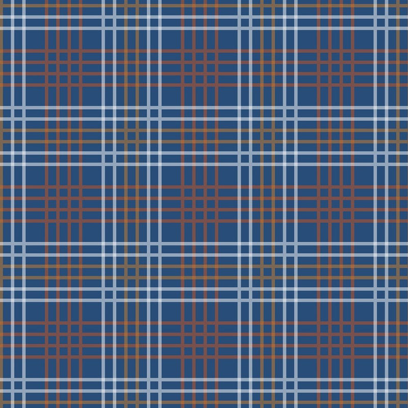 Fall Plaid Pattern 1 Fabric - ineedfabric.com