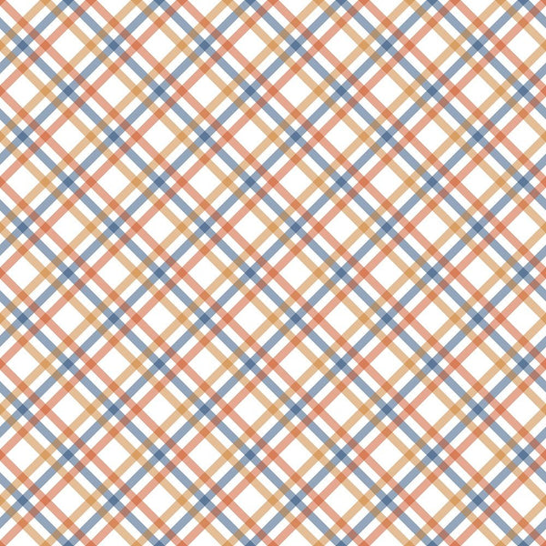 Fall Plaid Pattern 7 Fabric - ineedfabric.com