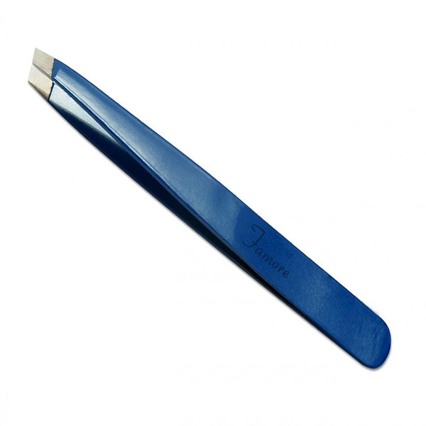 Famore Cutlery, Flat Tip Slanted Tweezers - 4 1/2" - ineedfabric.com