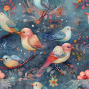 Fantasy Birdies Pattern 7 Fabric - ineedfabric.com