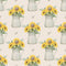 Farmhouse Sunflowers in Watering Can Fabric - Tan - ineedfabric.com