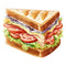 Fast Food Sandwich Fabric Panel - ineedfabric.com