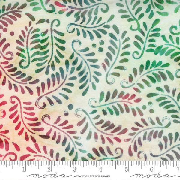 Felicity Batiks, Ferns Fabric - Cream - ineedfabric.com