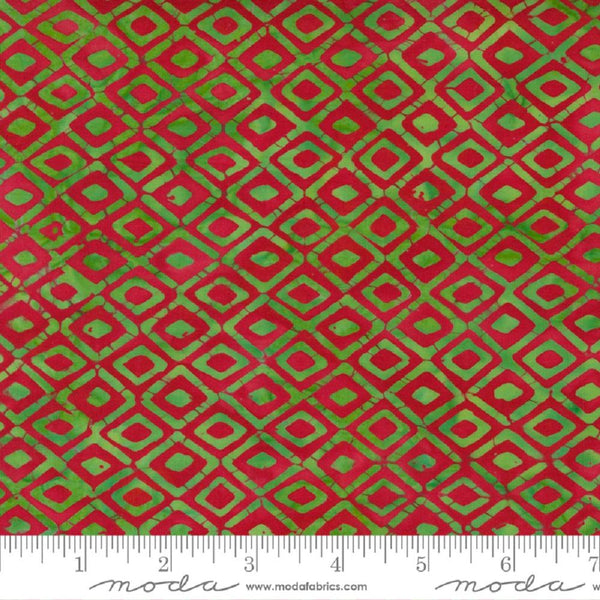 Felicity Batiks, Geometric Fabric - Red Pine - ineedfabric.com