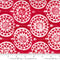 Felicity Batiks, Ornaments Fabric - Red - ineedfabric.com