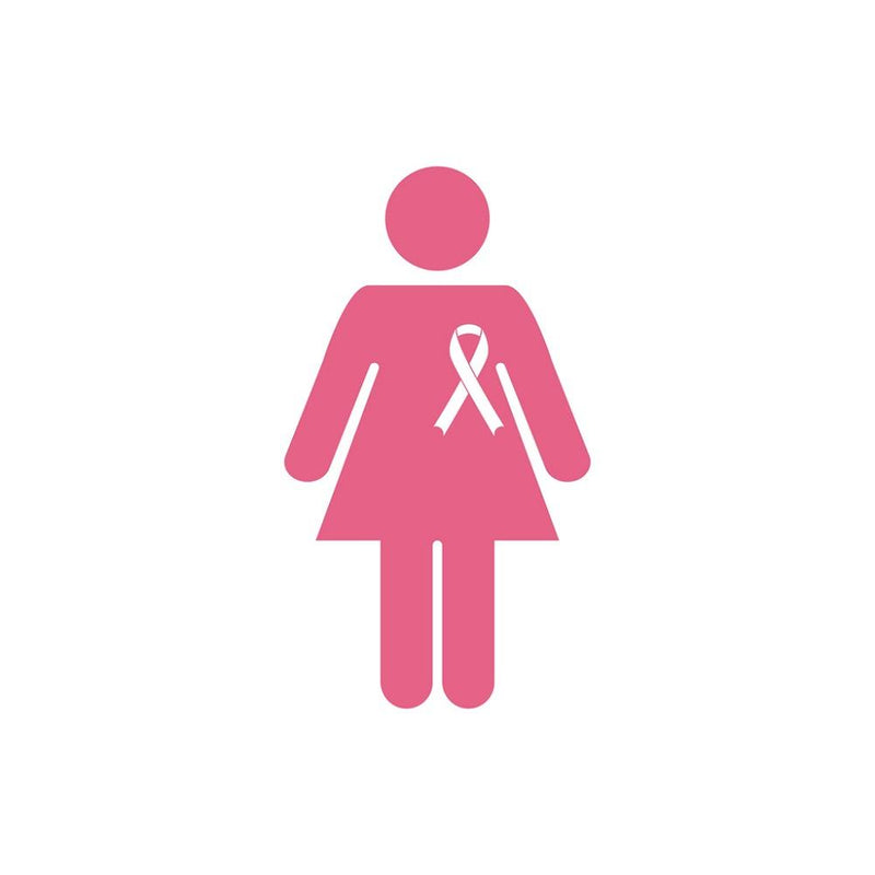 Female Character Cancer Awareness Fabric Panel - ineedfabric.com