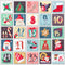 Festive Block Christmas Advent Calendar Fabric Panel - ineedfabric.com