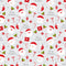 Festive Christmas Fabric - Gray - ineedfabric.com