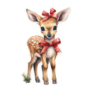 Festive Fawn 2 Fabric Panel - ineedfabric.com