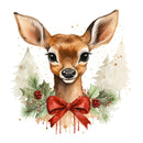 Festive Fawn 4 Fabric Panel - ineedfabric.com