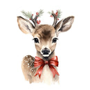 Festive Fawn 7 Fabric Panel - ineedfabric.com